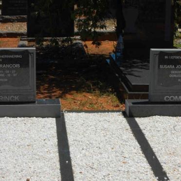COMBRINCK Gabriel Francois 1911-19?6 &amp; Susara Josina LIEBENBERG 1914-2005