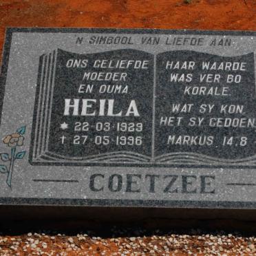 COETZEE Heila 1929-1996