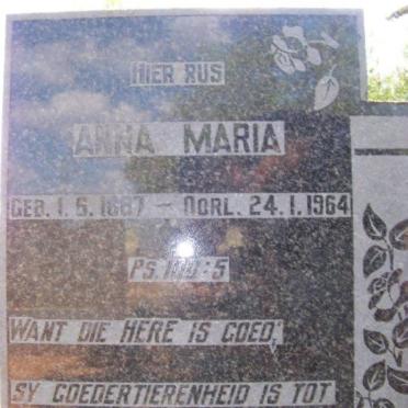 WYK Anna Maria, van 1887-1964