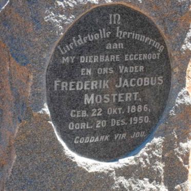 MOSTERT Frederik Jacobus 1886-1950