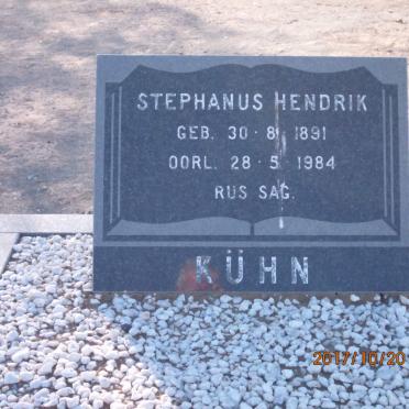 KÜHN Stephanus Hendrik 1891-1984