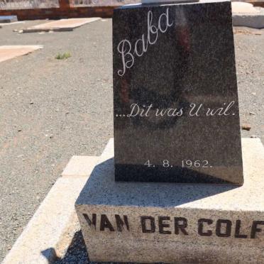 COLFF, van der -1962