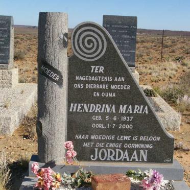 JORDAAN Hendrina Maria 1937-2000