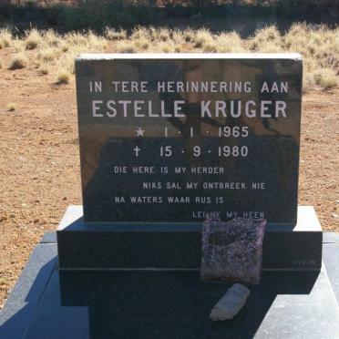 KRUGER Estelle 1965-1980