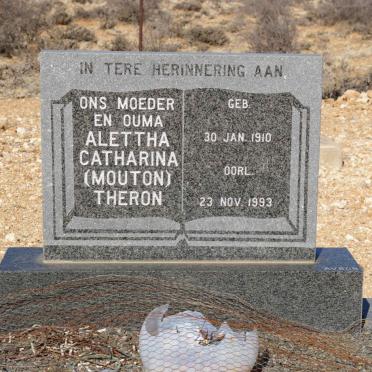 THERON Alettha Catharina nee MOUTON 1910-1993