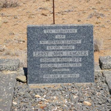 LANGNER Ernst John 1879-1951