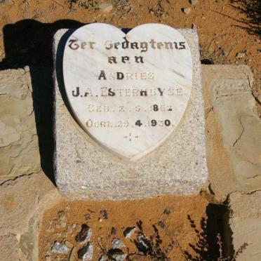 ESTERHUYSE Andries J.A. 1862-1930
