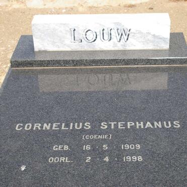 LOUW Cornelius Stephanus 1909-1998 &amp; Christina Jacoba ESTERHUIZEN 1912-2003