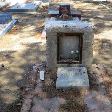 MERWE Jacobus, v.d. 1937-2002