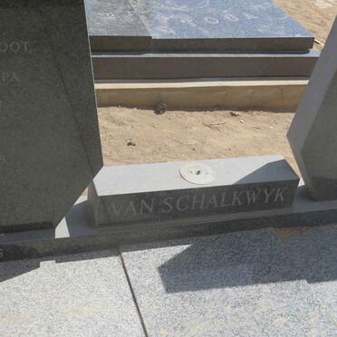 SCHALKWYK Gert Dirksen, van 1921-1988