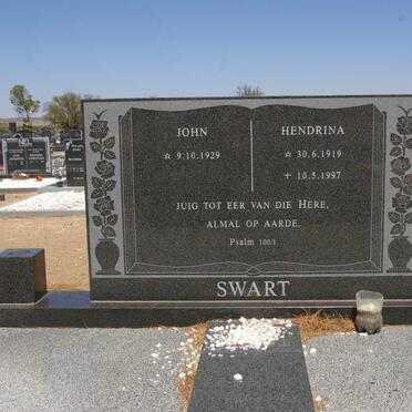 SWART John 1929- &amp; Hendrina 1919-1997