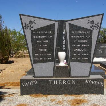 THERON Dirkie 1898-1975 &amp; Margaret 1902-1969