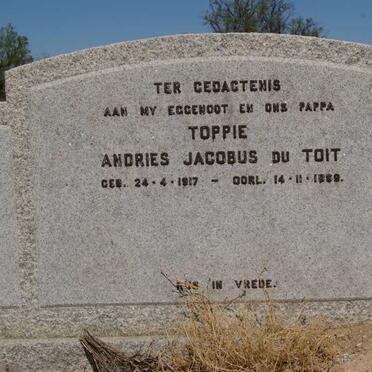 TOIT Andries Jacobus, du 1917-1969