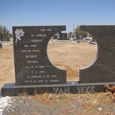 WYK Jacobus Petrus, van 1924-1995