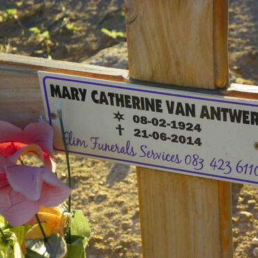 ANTWERP Mary Catherine, van 1924-2014