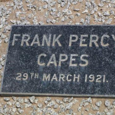 CAPES Frank Percy -1921