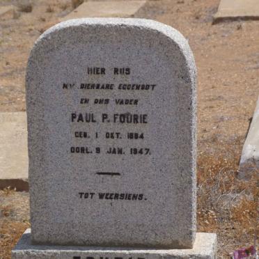 FOURIE Paul P. 1884-1947