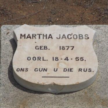 JACOBS Martha 1877-1955