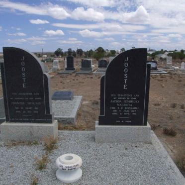 JOOSTE Francois Nicolaas 1881-1960 &amp; Jacoba Hendrieka Magrieta V.D. WESTHUIZEN 1897-1981