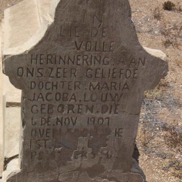 LOUW Maria Jacoba 1907-