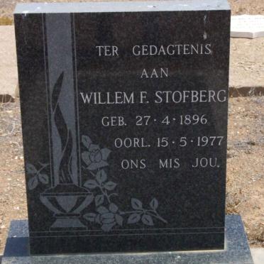 STOFBERG Willem F. 1896-1977