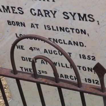 SYMS Henry James Cary 1852-1912