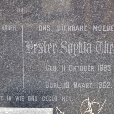 THERON Hester Sophia 1883-1962