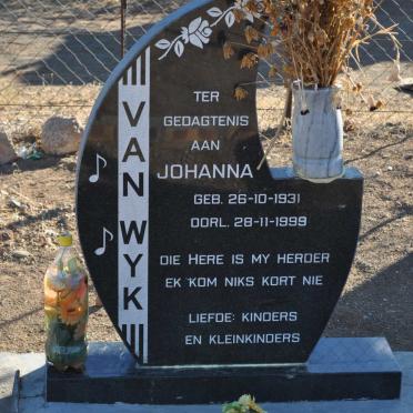 WYK Johanna, van 1931-1999