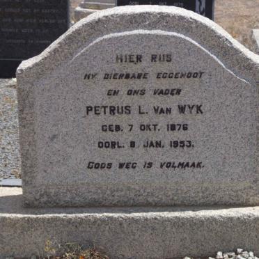 WYK Petrus L., van 1876-1953