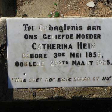 HEIN Catherina 1856-1925
