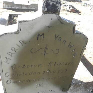 WYK Maria M., van nee KLAASEN -1927