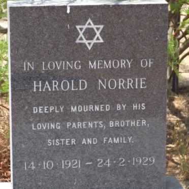 NORRIE Harold 1921-1929