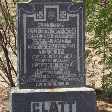 GLATT Benjamin -1932