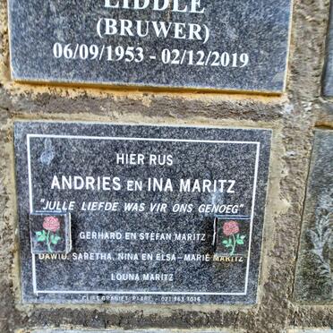 MARITZ Andries & Ina 