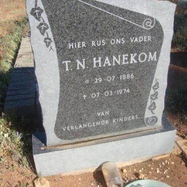 HANEKOM T.N. 1886-1974