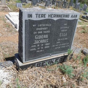 BEUKES Gideon Jacobus 1880-1956 &amp; Ella 1891-