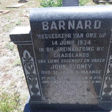 BARNARD John Sydney -1934
