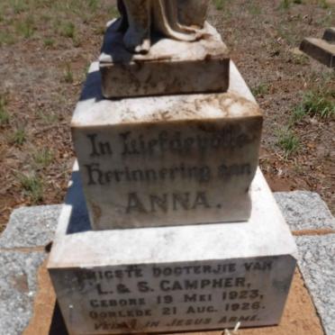 CAMPHER Anna 1923-1926