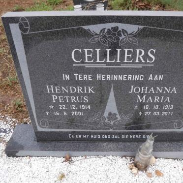 CELLIERS Hendrik Petrus 1914-2001 &amp; Johanna Maria 1919-2011