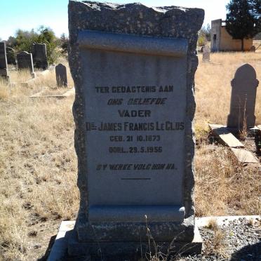 CLUS James Francis, le 1873-1956
