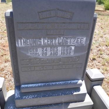 COETZEE Theunis Gert 1889-1932