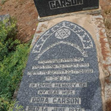 CARSON Dora -1925