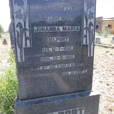 DELPORT Johanna Maria 1892-1922