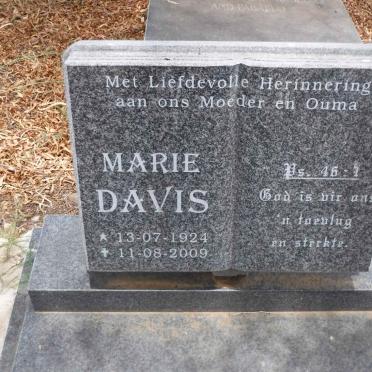 DAVIS Marie 1924-2009
