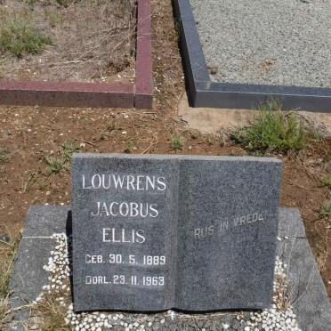ELLIS Louwrens Jacobus 1889-1963