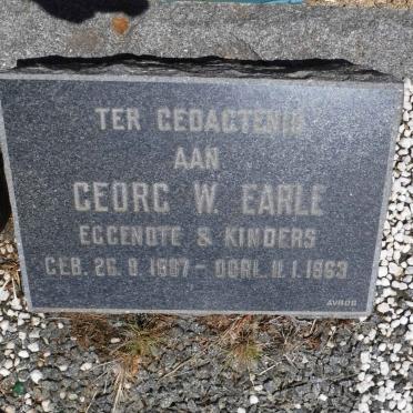 EARLE Georg W. 1887-1963