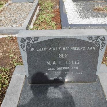 ELLIS M.A.E. nee OBERHOLZER 1907-1968