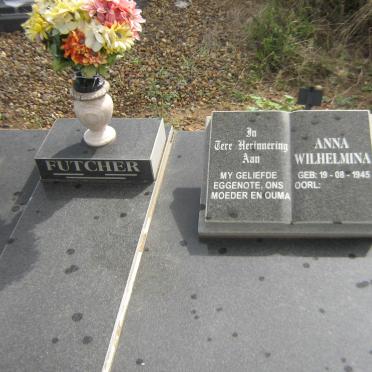 FUTCHER Cyril Reuben 1937-1999 &amp; Anna Wilhelmina 1945-