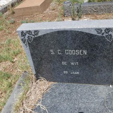 GOOSEN S.C. nee DE WIT