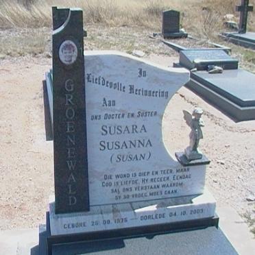 GROENEWALD Susara Susanna 1975-2003